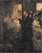 Adolph von Menzel Im Opernhaus painting